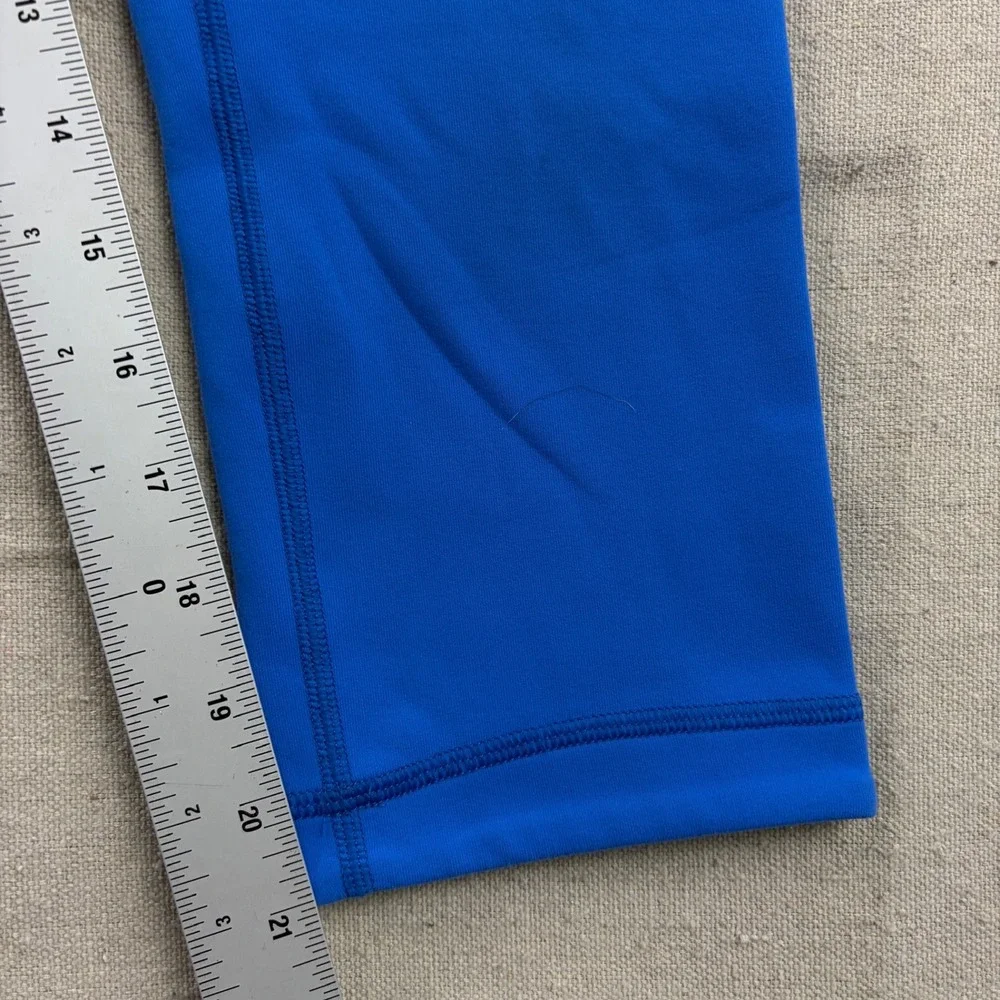 Lululemon‎ Wunder Under Crop Leggings Womens 8 Blue Activewear Yoga Pants